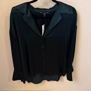 Banana Republic Black Button Down Shirt